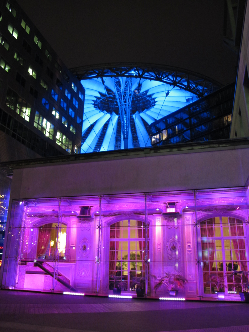 Sony Center @ night