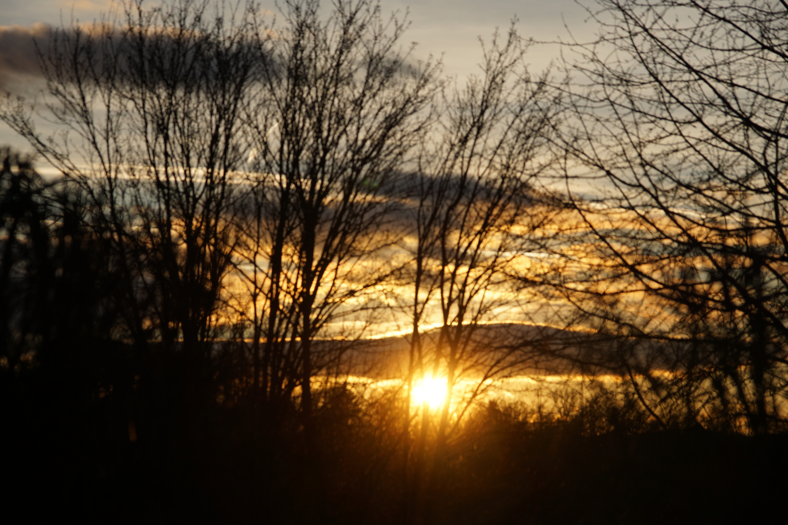 Soonnenuntergang in der Schwalm