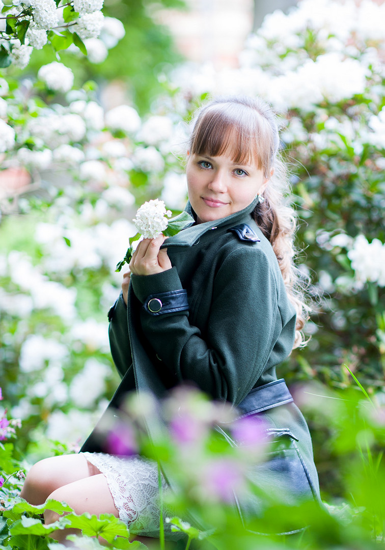 Sophia im Frühling...