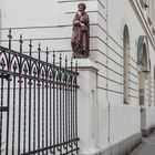 Sophienspital, Heiligenfigur, Kaiserstraße, Wien, 7. Bezirk, Neubau