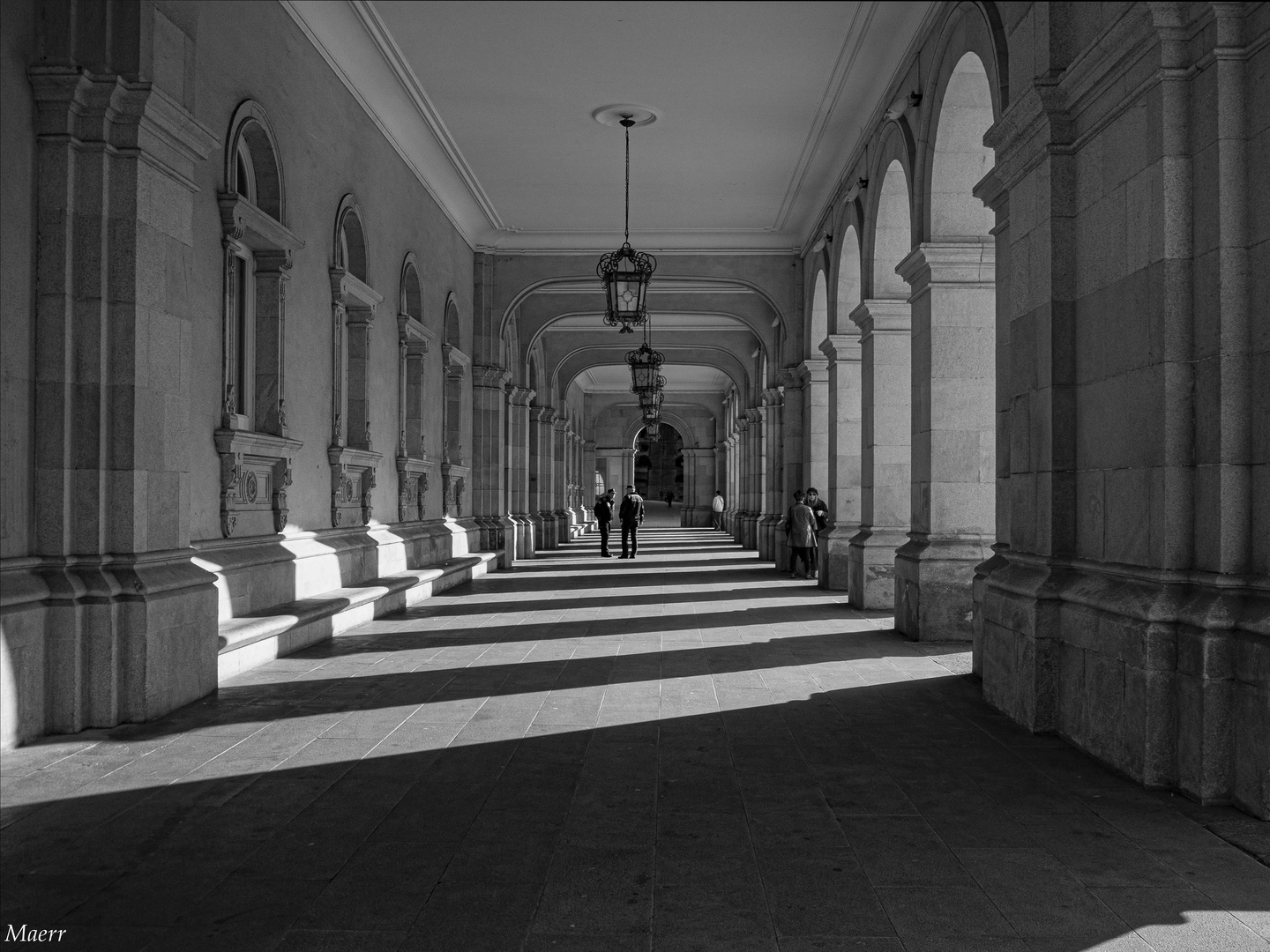 Soportales. Ayuntamiento de La Coruña.