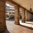 Soportales,Plaza de Cervantes.