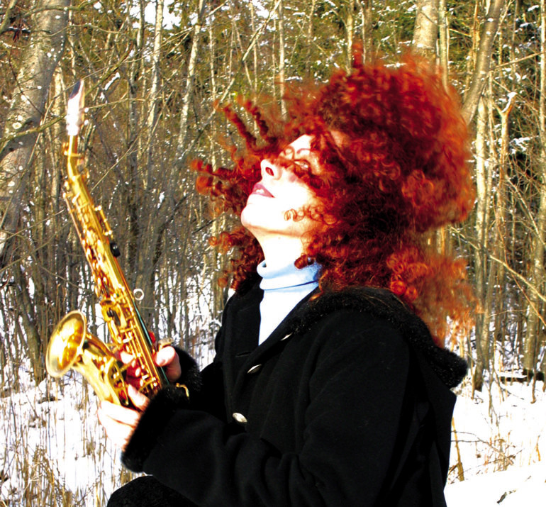 Sopran Saxophonistin