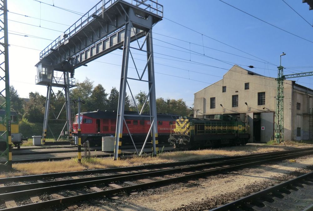 Sopron Heizhaus mit Ludmilla und M 408