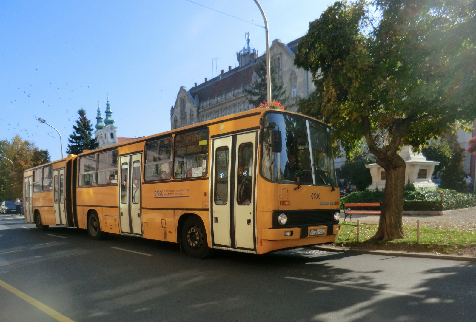 Sopron Ikarus 280 im Liniendienst 