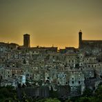 Sorano al tramonto