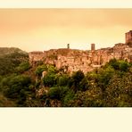 Sorano in der Abendsonne