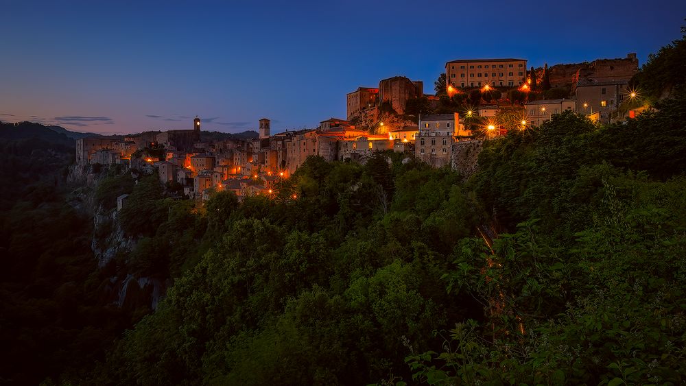 Sorano Sonnenuntergang