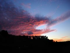 Sorano tramonto invernale