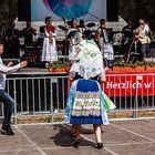 Sorbische Tracht beim Stadtfest.