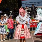 Sorbische Tracht beim Stadtfest.