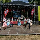 Sorbische Tracht beim Stadtfest.