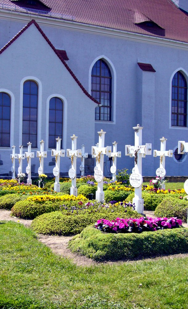 Sorbischer Friedhof in der Lausitz