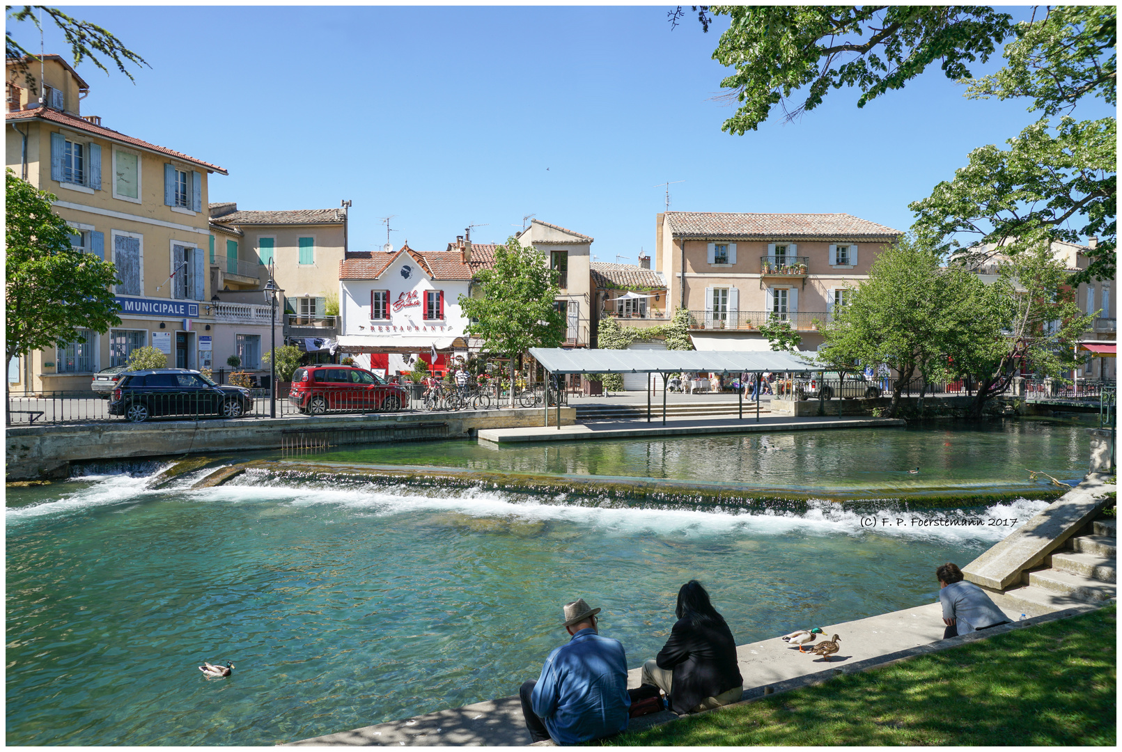 Sorglos Enten füttern an der Sorgue