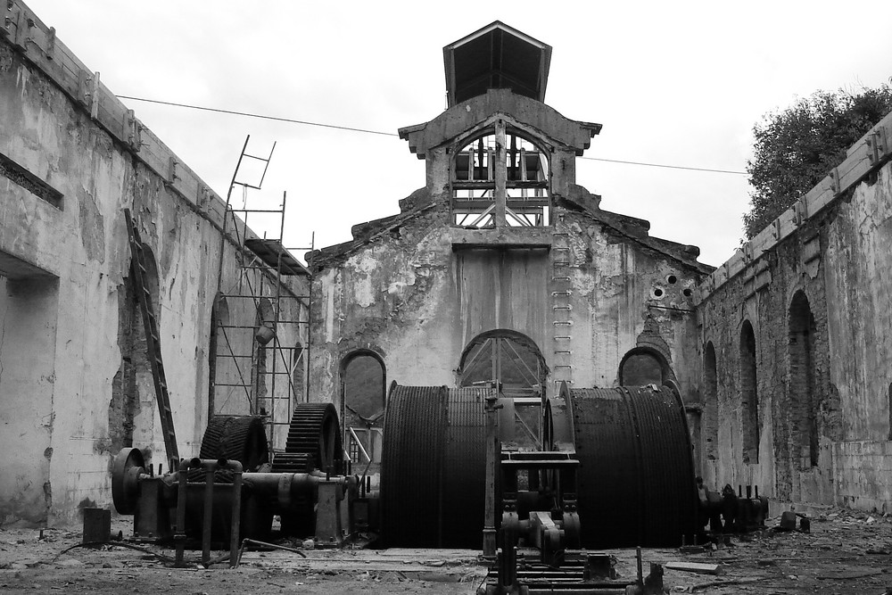 Sorriego colliery winding engine; Asturias - Northern Spain.