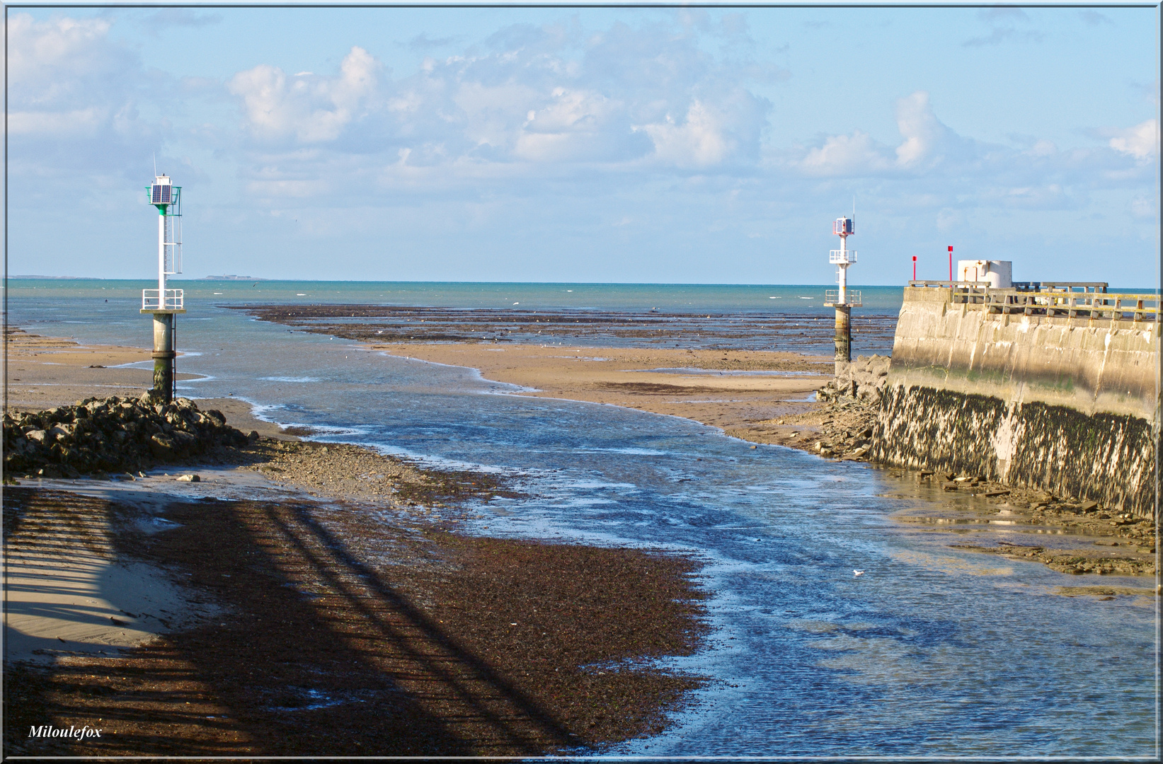 Sortie de Grandcamp par la mer