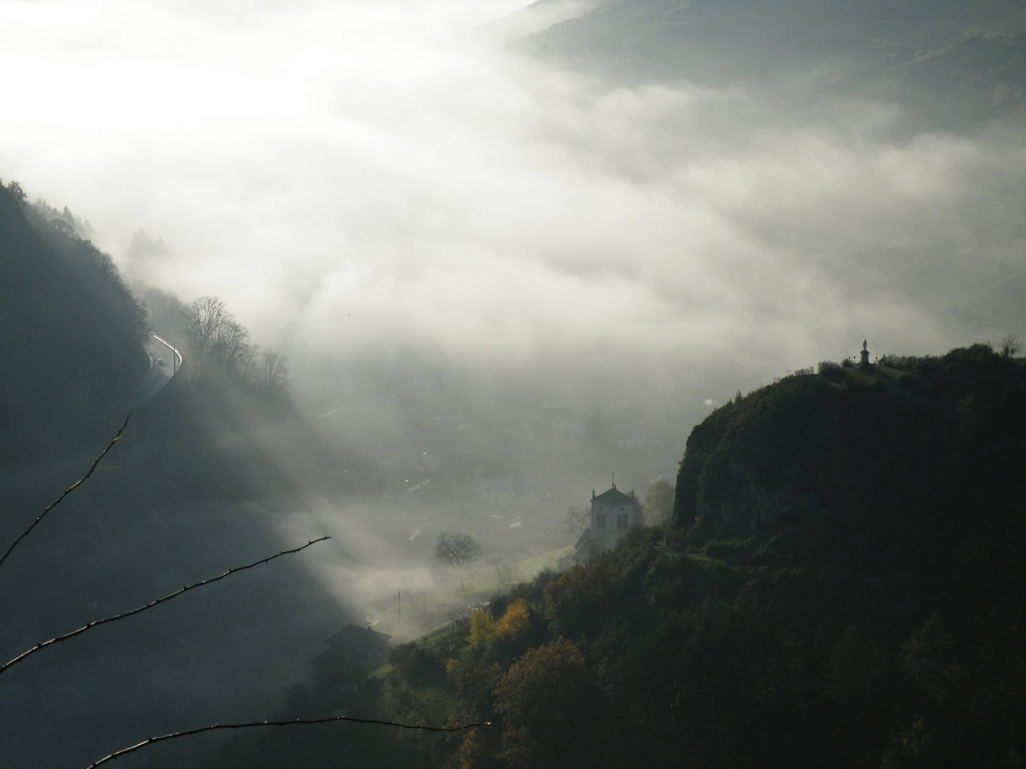 sortie de la brume