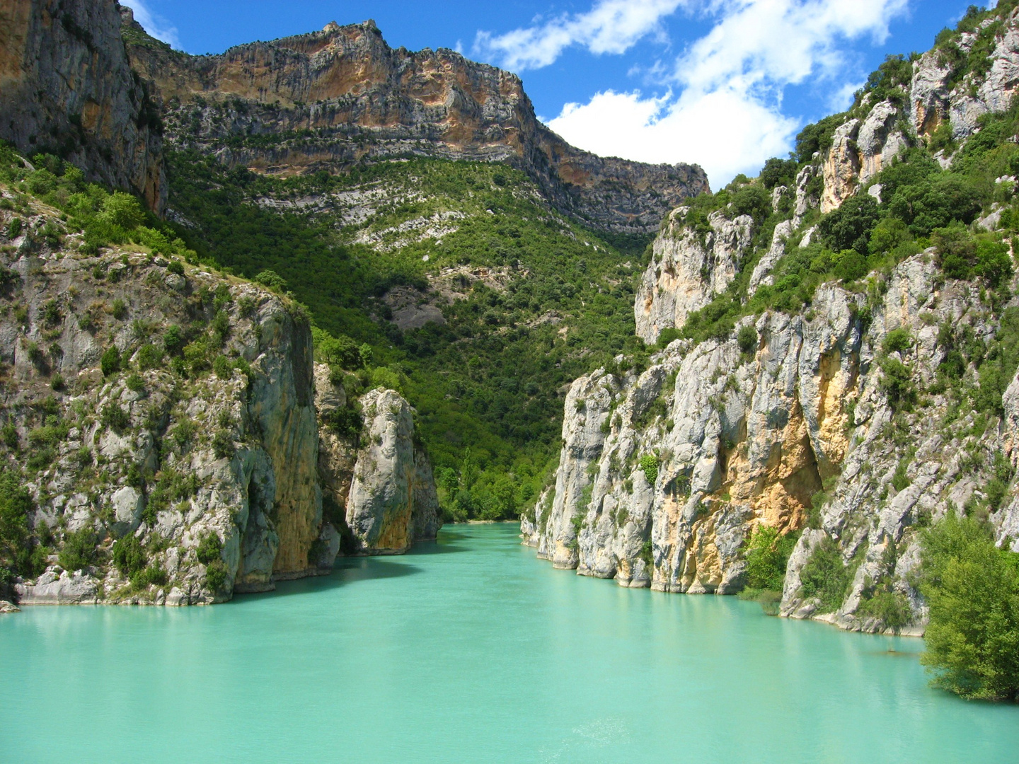 sortie des gorges d'entremont (espagne)