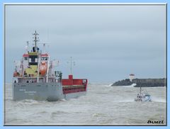 Sortie du Port de Bayonne: