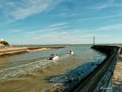 Sortie du port du Pouliguen 
