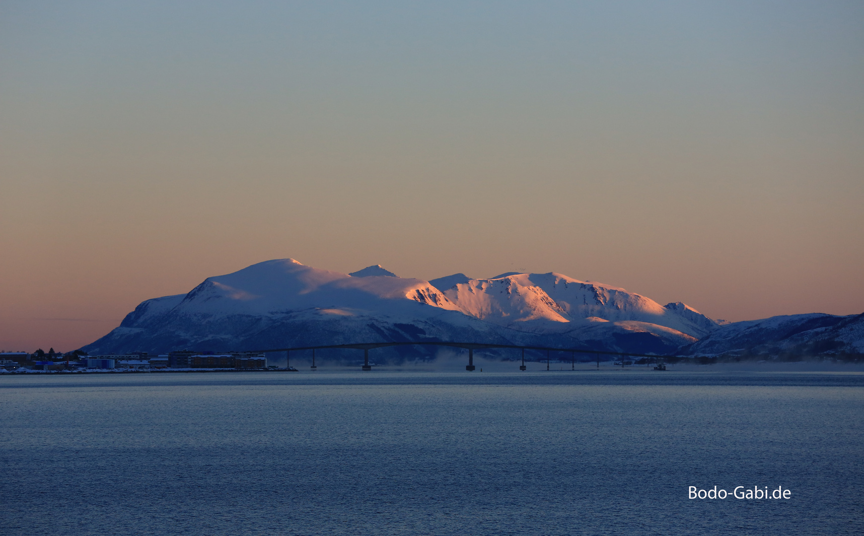 Sortland in Sicht