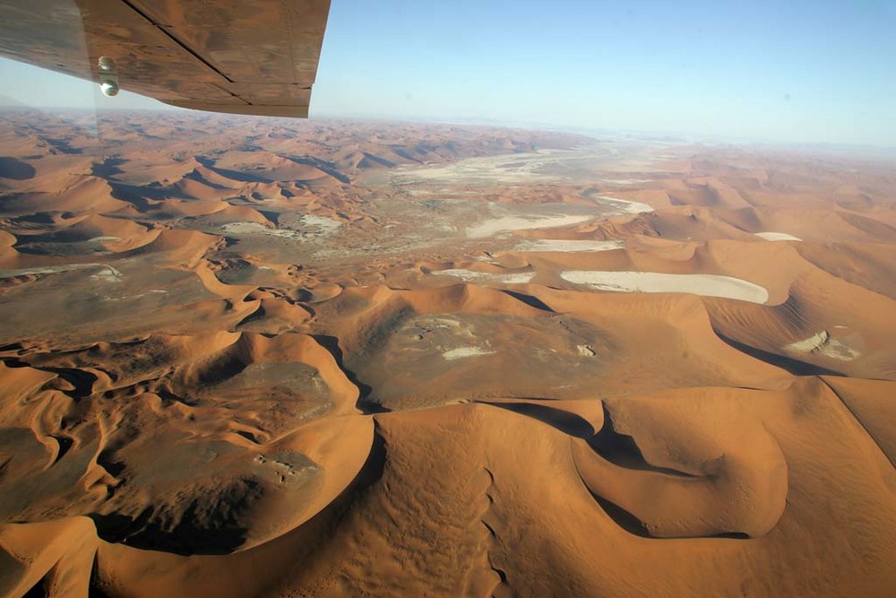 Sossusvlei aus dem Flugzeug