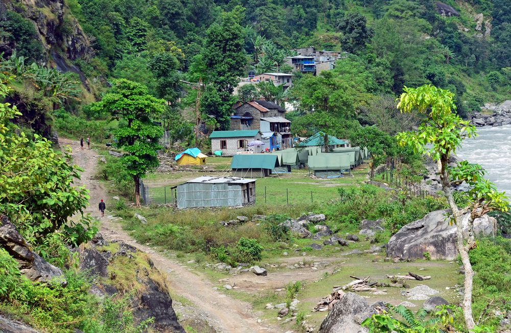 Soti Khola liegt in der Manaslu-Region