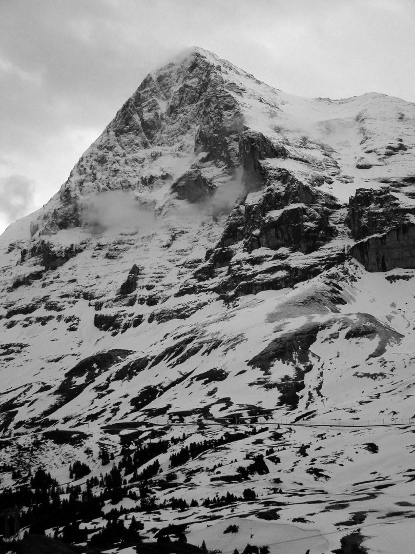 sotto alla Nord dell'Eiger