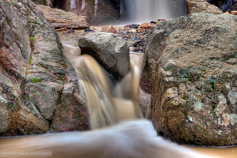 Sotto la cascata "Sa Spendula" di Villacidro (Sardegna)