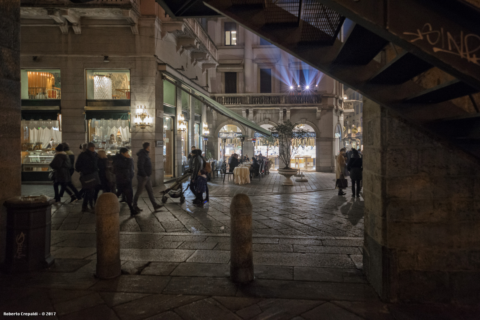 Sotto l'Arengario di Monza