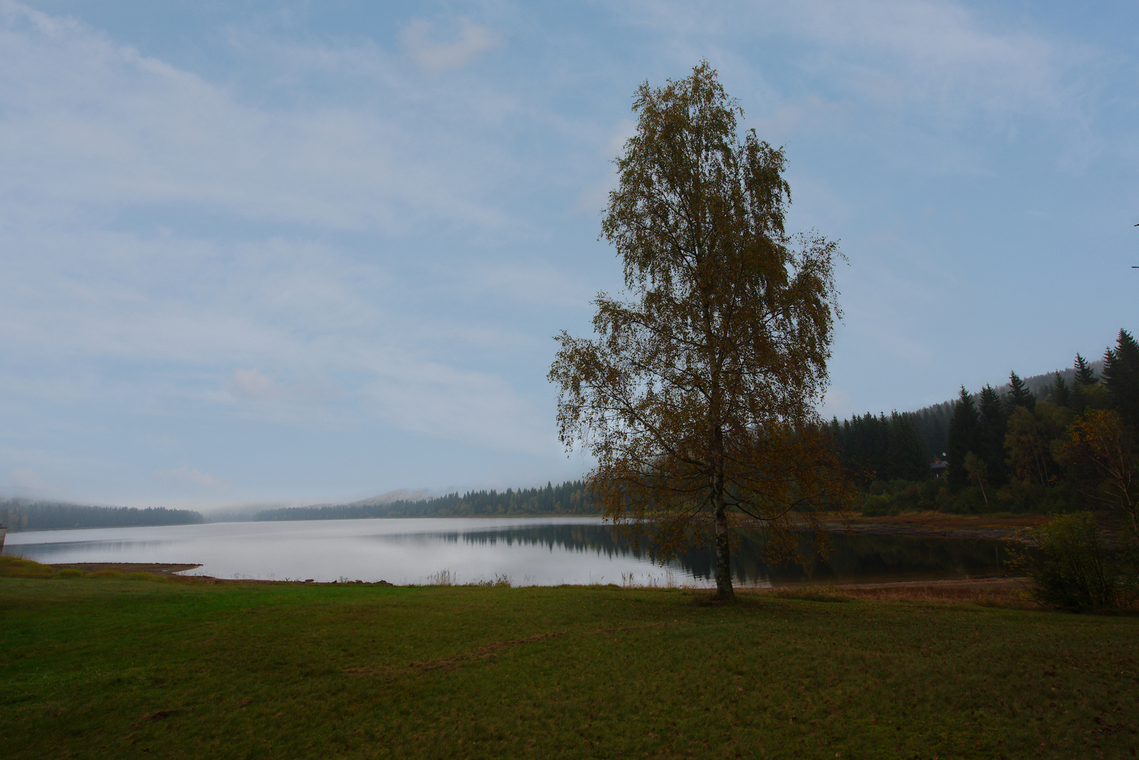 Souš reservoir in Tschechien