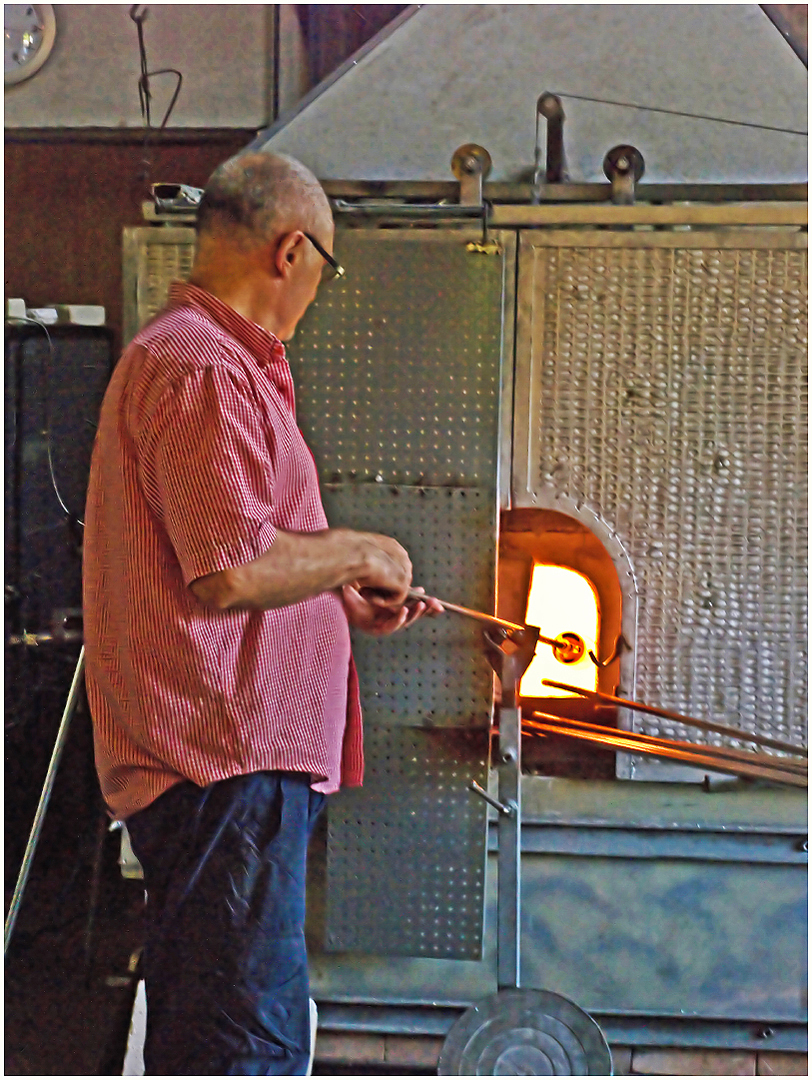 Souffleur de verre à Vianne  -- Lot-et Garonne