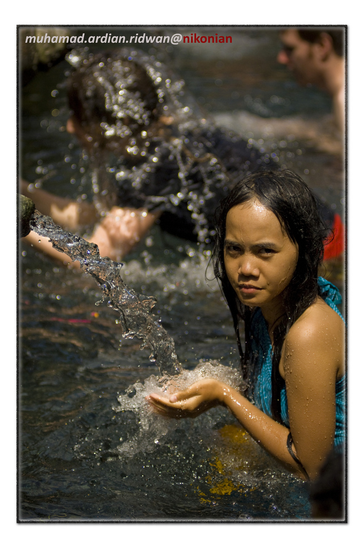 Soul Purification.. Pura (Balinese Hindu Temple) Tirta Empul - Tampak Siring Palace, Bali