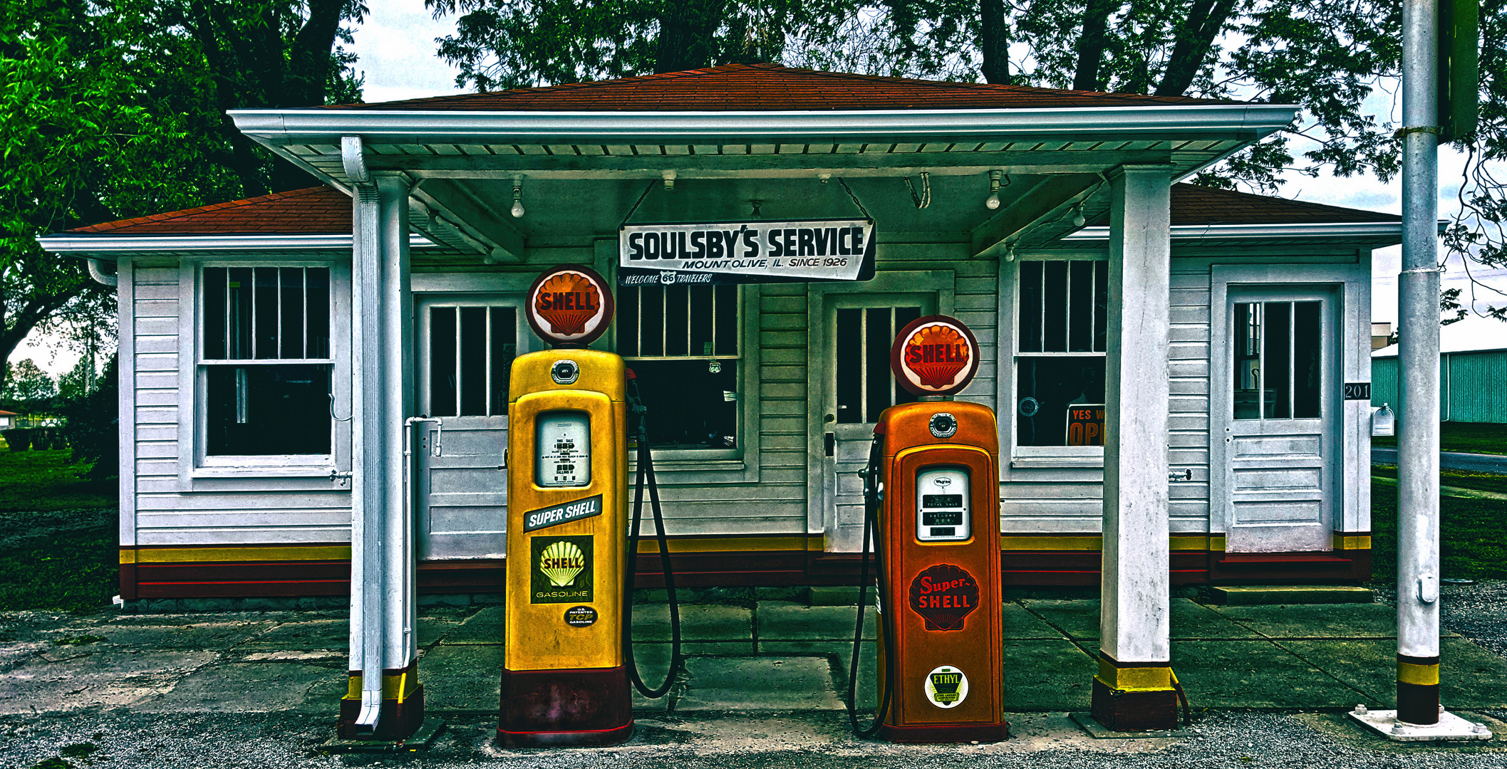soulsby gas station, mt. olive, ill.