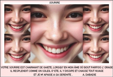 SOURIRE...