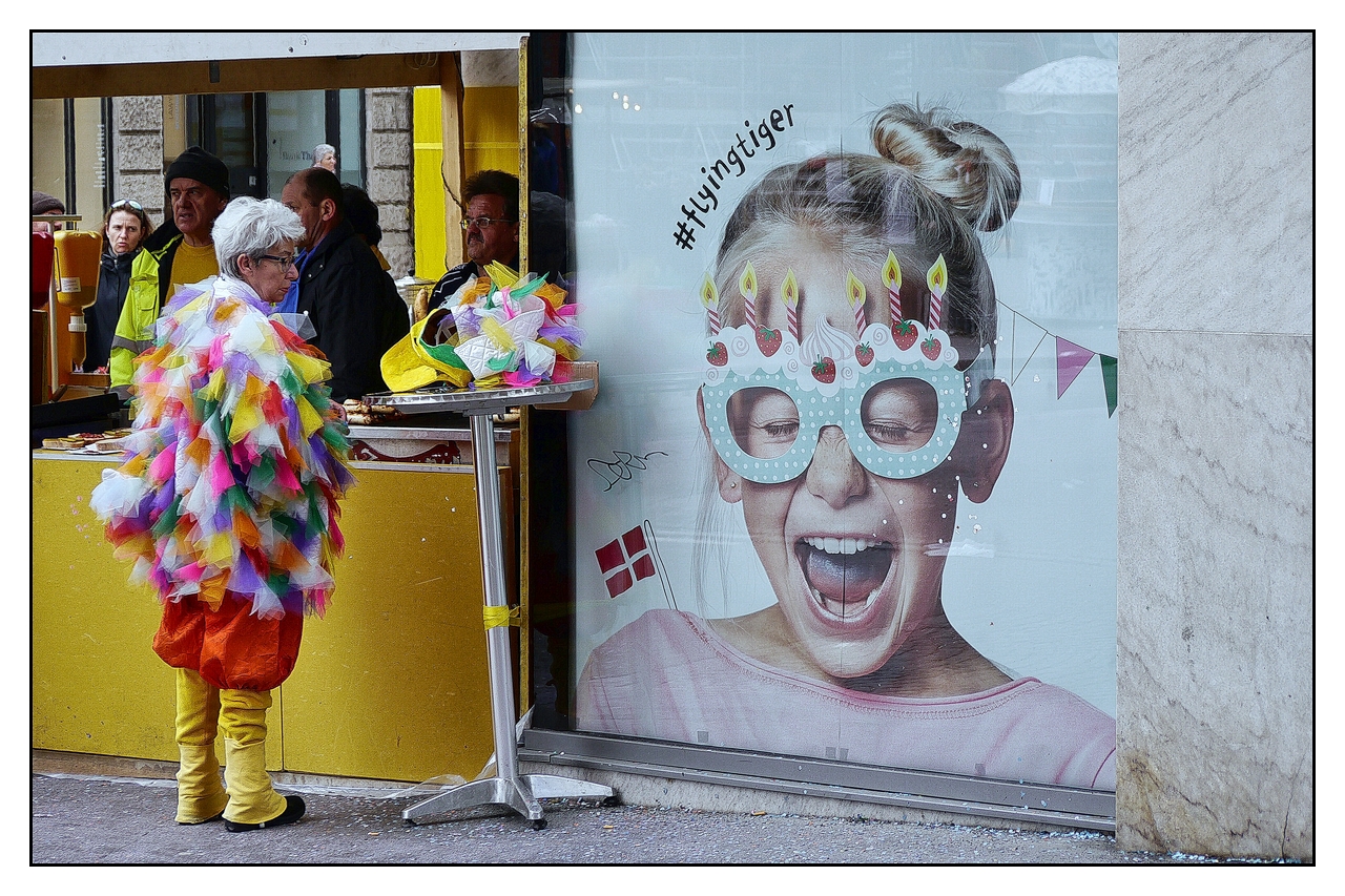 sourire à lunettes