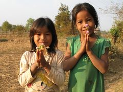 sourire d'enfants au village Houe Thamo Laos