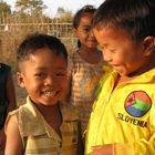 sourire d'enfants village Houe Thamo Laos