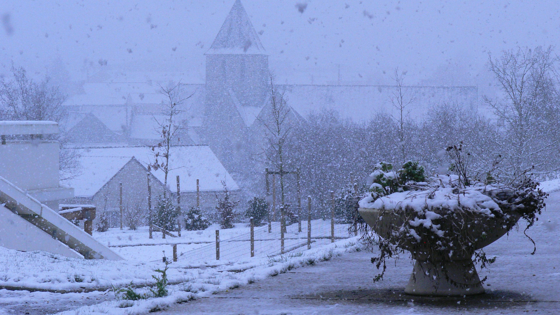 Sous la neige