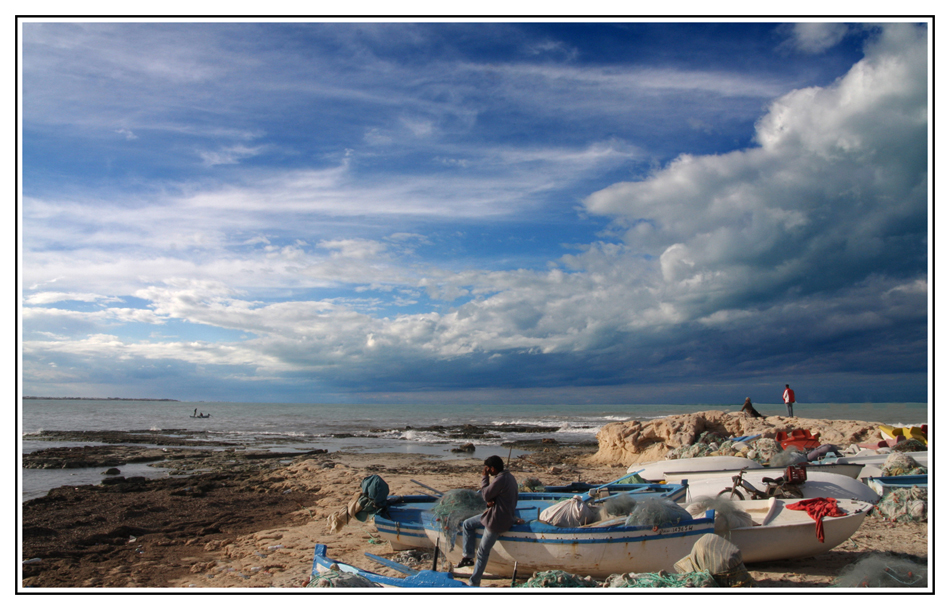 Sous le ciel tunisien.