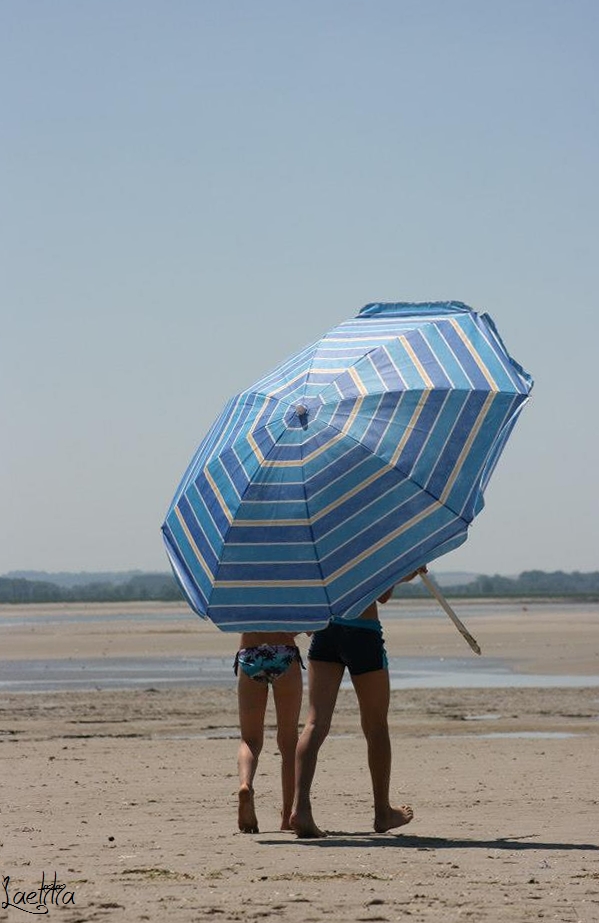 Sous le parasol