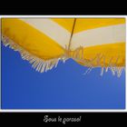 Sous le parasol