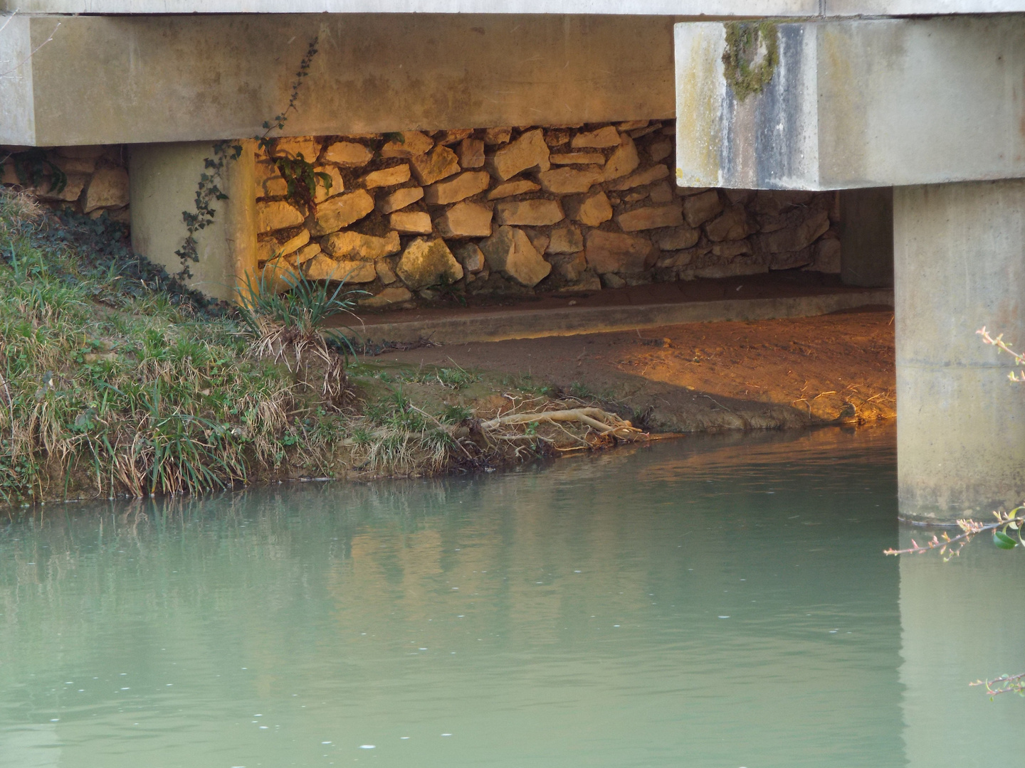 sous le pont