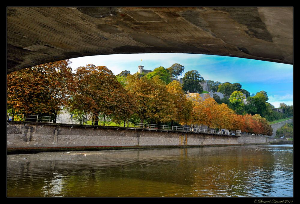 Sous le toit du pont de France