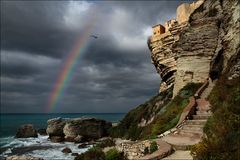 Sous les falaises