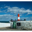 Souter Lighthouse beim Vorbeifahren