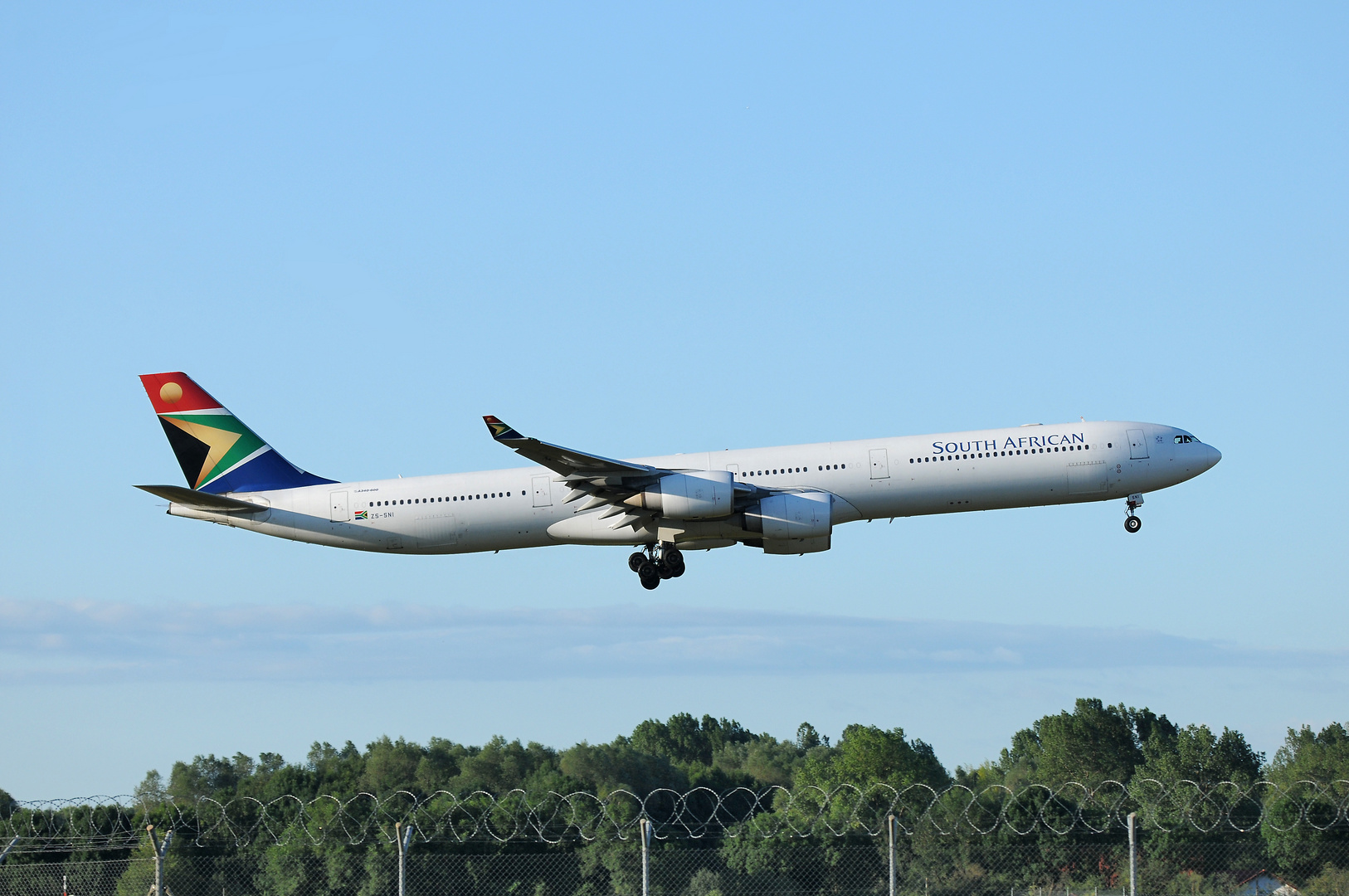South African Airways Airbus A340-600 ZS-SNI 