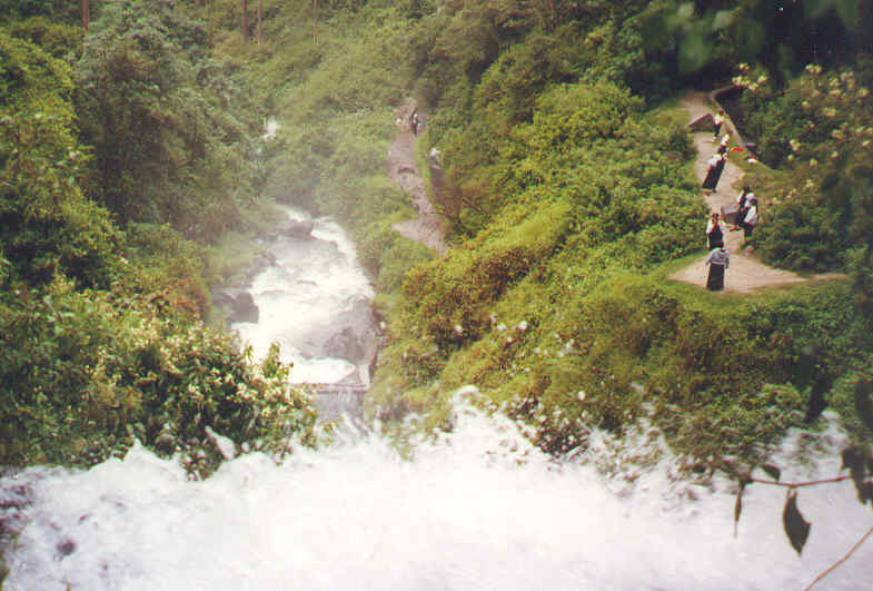 south american waterfall