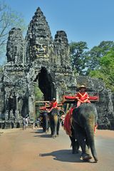 South gate to Angkor Thom