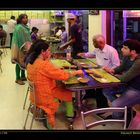 South Indian Dining On Banana Leaves, Murugan Idli Shop, Chennai, Tamil Nadu / IN